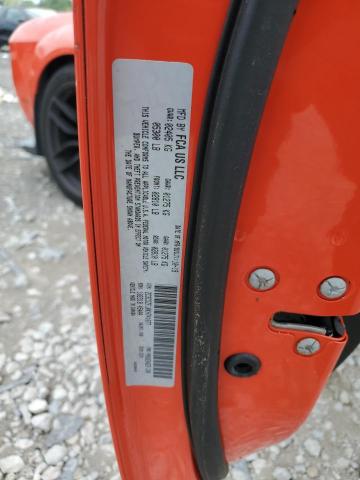2C3CDZFJ0KH741077 - 2019 DODGE CHALLENGER R/T SCAT PACK ORANGE photo 12