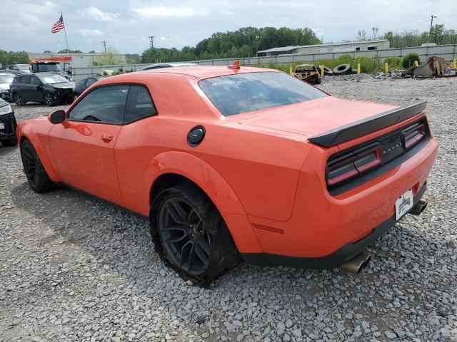 2C3CDZFJ0KH741077 - 2019 DODGE CHALLENGER R/T SCAT PACK ORANGE photo 2