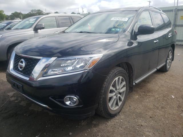 5N1AR2MM9GC627237 - 2016 NISSAN PATHFINDER S BLACK photo 2