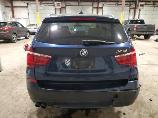 5UXWX9C59E0D41598 - 2014 BMW X3 XDRIVE28I BLUE photo 6