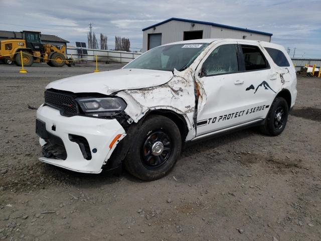 1C4RDJFG8NC132578 - 2022 DODGE DURANGO PURSUIT WHITE photo 1