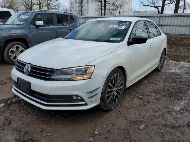 3VWB17AJ1FM427907 - 2015 VOLKSWAGEN JETTA SE WHITE photo 1