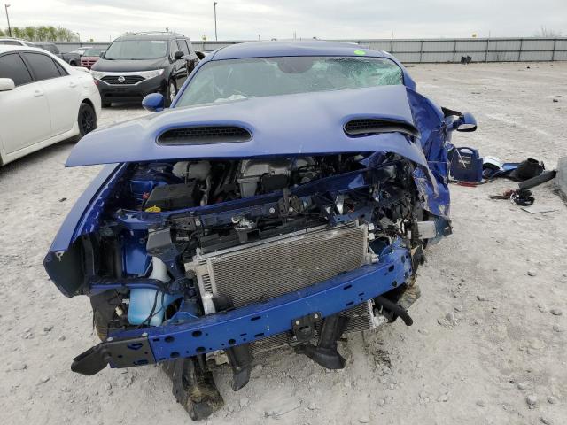 2C3CDZC94NH102120 - 2022 DODGE CHALLENGER SRT HELLCAT BLUE photo 5