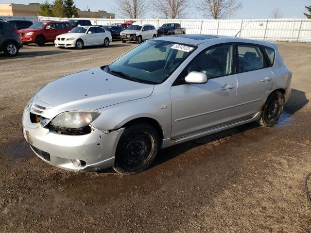 JM1BK143461537874 - 2006 MAZDA 3 HATCHBACK SILVER photo 1