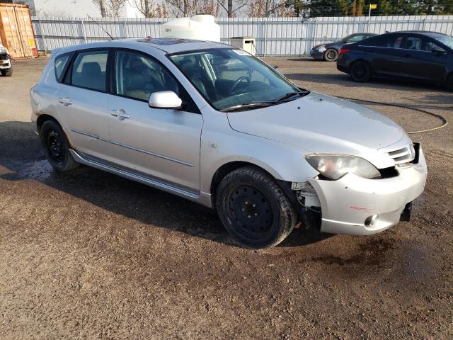 JM1BK143461537874 - 2006 MAZDA 3 HATCHBACK SILVER photo 4