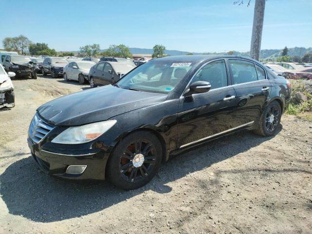 KMHGC46F29U031809 - 2009 HYUNDAI GENESIS 4.6L BLACK photo 1