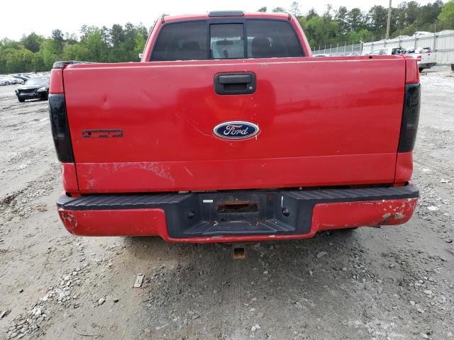 1FTRX12W34NB96308 - 2004 FORD F150 RED photo 6