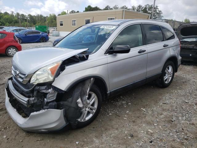 3CZRE3H50AG700473 - 2010 HONDA CR-V EX SILVER photo 1