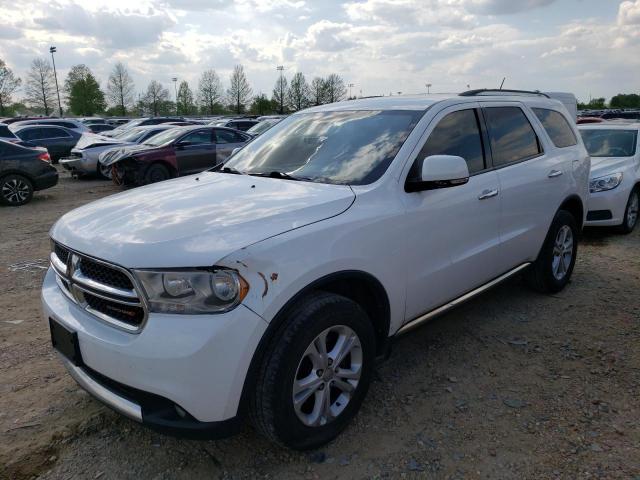 1C4RDJDG0DC608534 - 2013 DODGE DURANGO CREW WHITE photo 1