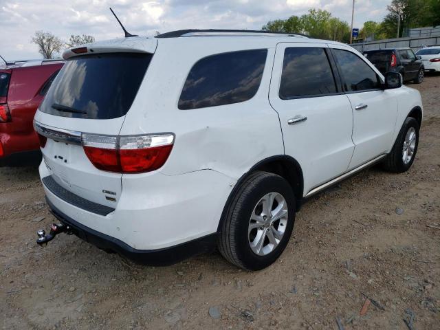 1C4RDJDG0DC608534 - 2013 DODGE DURANGO CREW WHITE photo 3