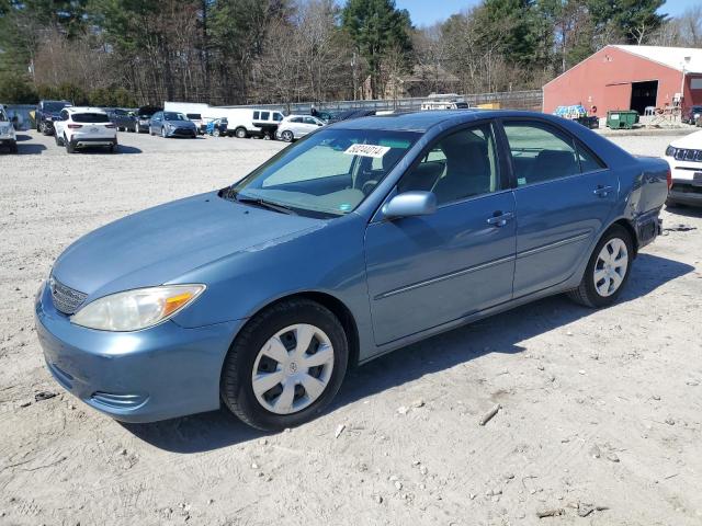 4T1BE30K12U613409 - 2002 TOYOTA CAMRY LE BLUE photo 1