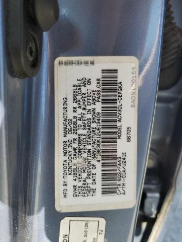 4T1BE30K12U613409 - 2002 TOYOTA CAMRY LE BLUE photo 13