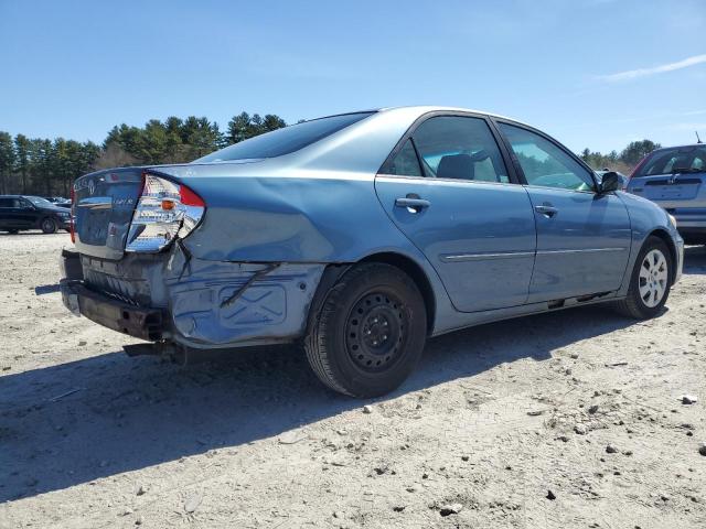 4T1BE30K12U613409 - 2002 TOYOTA CAMRY LE BLUE photo 3