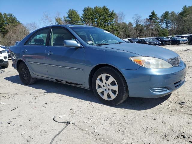 4T1BE30K12U613409 - 2002 TOYOTA CAMRY LE BLUE photo 4