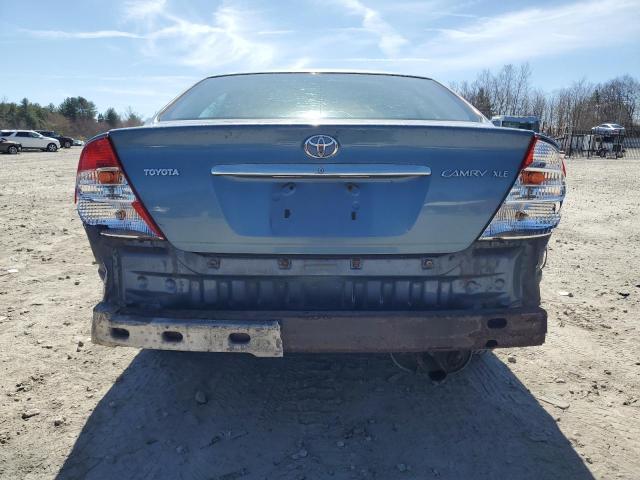 4T1BE30K12U613409 - 2002 TOYOTA CAMRY LE BLUE photo 6