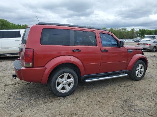 1D8GT28K47W727058 - 2007 DODGE NITRO SXT RED photo 3