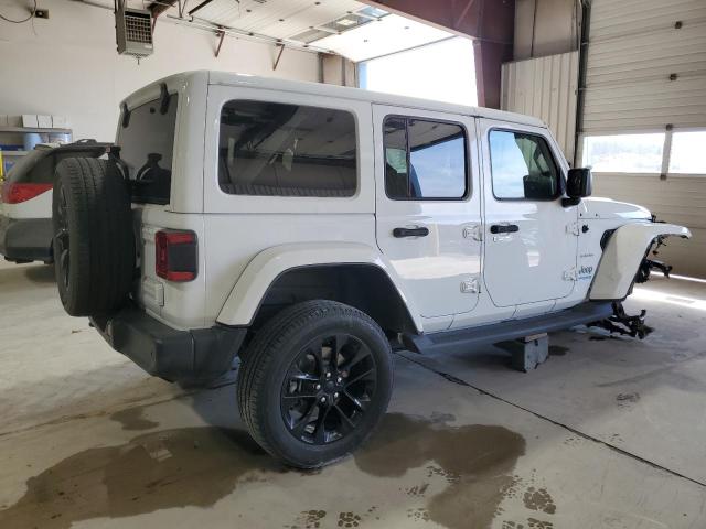 1C4JJXP61MW682734 - 2021 JEEP WRANGLER U SAHARA 4XE WHITE photo 3