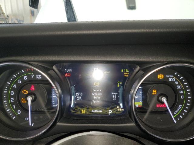 1C4JJXP61MW682734 - 2021 JEEP WRANGLER U SAHARA 4XE WHITE photo 9