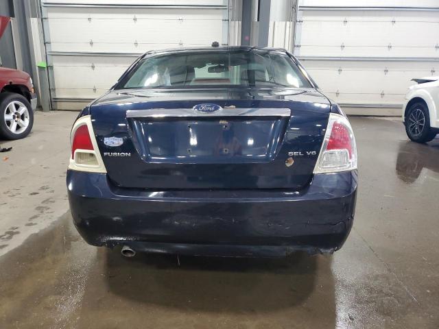 3FAHP08168R231921 - 2008 FORD FUSION SEL BLUE photo 6