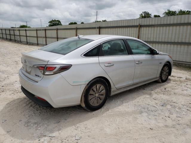 KMHE24L15GA015573 - 2016 HYUNDAI SONATA HYBRID SILVER photo 3