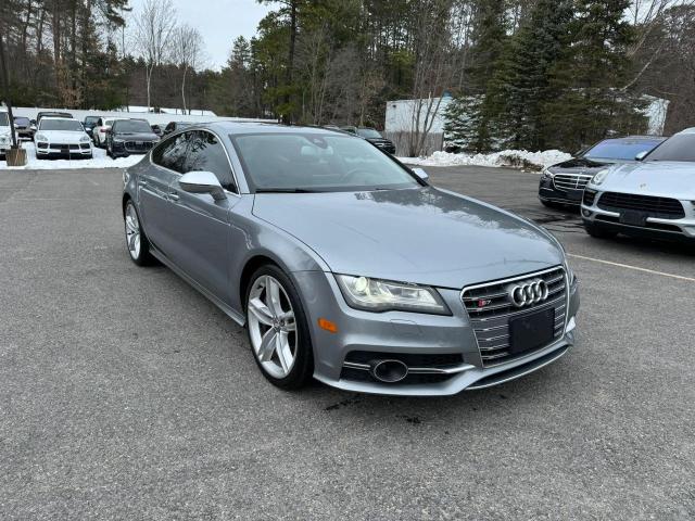 WAU32BFC2DN092674 - 2013 AUDI S7 PRESTIGE GRAY photo 2