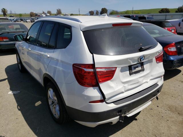 5UXWX7C59E0E80442 - 2014 BMW X3 XDRIVE35I WHITE photo 2