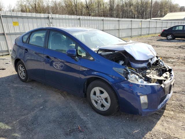 JTDKN3DU0A0196922 - 2010 TOYOTA PRIUS BLUE photo 4