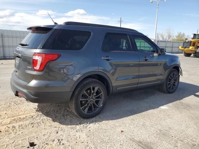 1FM5K8D83JGC79169 - 2018 FORD EXPLORER XLT CHARCOAL photo 3