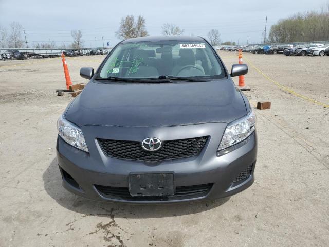 JTDBL40E199077374 - 2009 TOYOTA COROLLA BASE GRAY photo 5