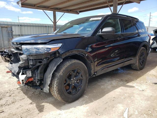 1FMSK8JH5MGC49344 - 2021 FORD EXPLORER TIMBERLINE BLACK photo 1