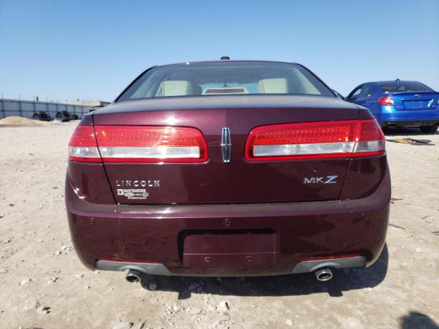 3LNHL2GC8BR767583 - 2011 LINCOLN MKZ BURGUNDY photo 6