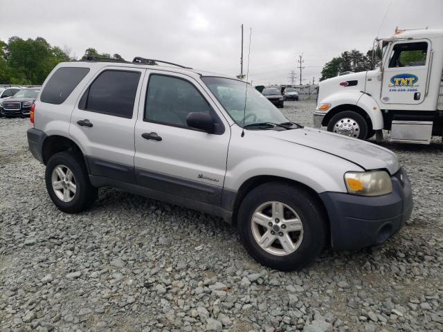 1FMCU96H65KD76759 - 2005 FORD ESCAPE HEV SILVER photo 4