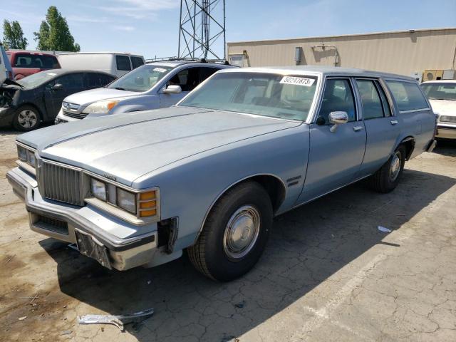 2G2AL35Y6B1716182 - 1981 PONTIAC CATALINA SAFARI BLUE photo 1