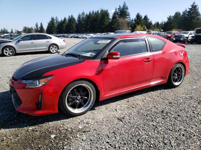 JTKJF5C70E3077104 - 2014 TOYOTA SCION TC RED photo 1