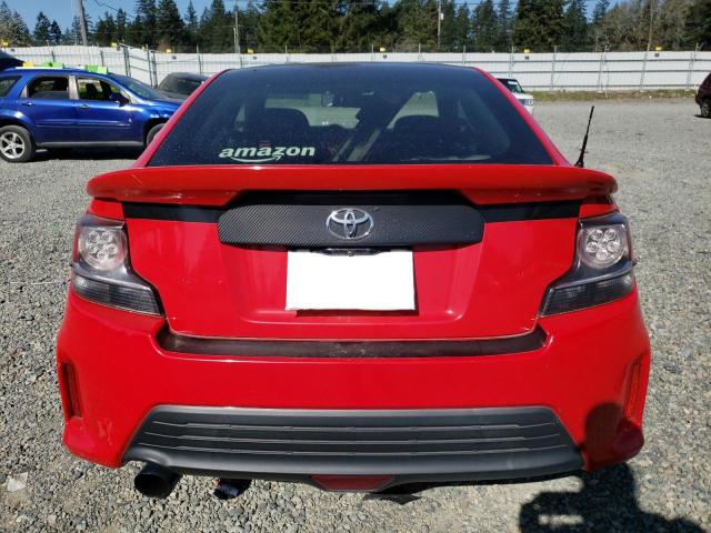 JTKJF5C70E3077104 - 2014 TOYOTA SCION TC RED photo 6