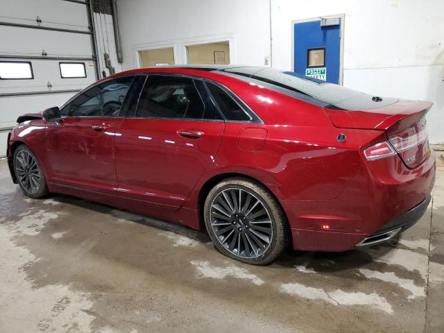 3LN6L2GK6ER830554 - 2014 LINCOLN MKZ RED photo 2