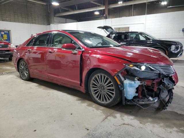 3LN6L2GK6ER830554 - 2014 LINCOLN MKZ RED photo 4