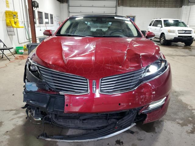 3LN6L2GK6ER830554 - 2014 LINCOLN MKZ RED photo 5