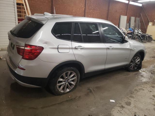 5UXWX9C51E0D11429 - 2014 BMW X3 XDRIVE28I SILVER photo 3