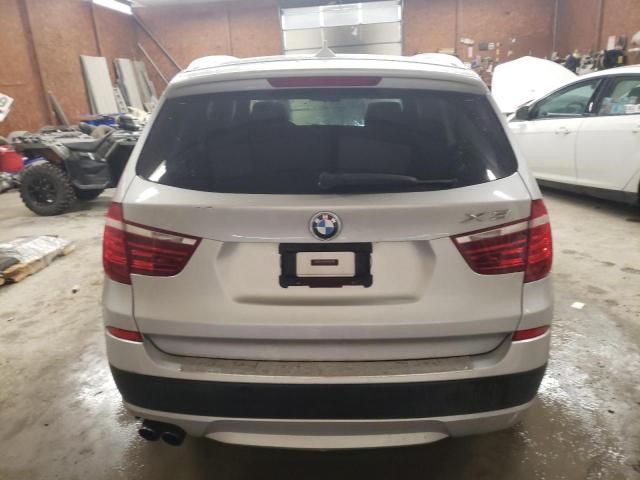 5UXWX9C51E0D11429 - 2014 BMW X3 XDRIVE28I SILVER photo 6