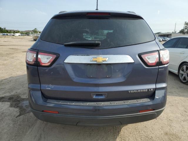 1GNKRFED5EJ204556 - 2014 CHEVROLET TRAVERSE LS BLUE photo 6