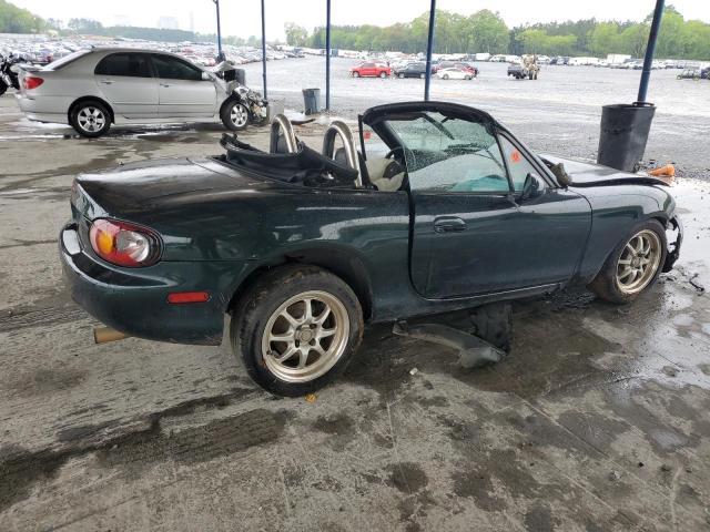JM1NB3535Y0156387 - 2000 MAZDA MX-5 MIATA BASE GREEN photo 3