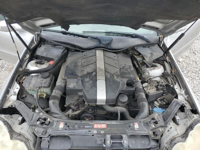 WDBTK65J15F136958 - 2005 MERCEDES-BENZ CLK 320 SILVER photo 11