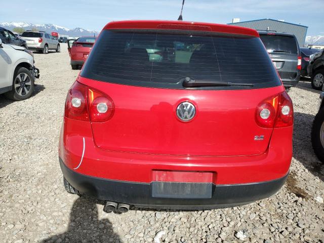 WVWDA71K38W007086 - 2008 VOLKSWAGEN RABBIT RED photo 6