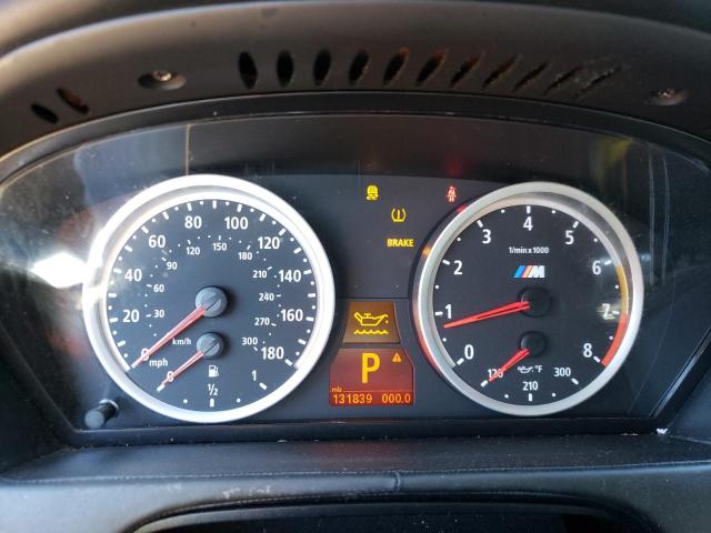 5YMGZ0C59DLL29965 - 2013 BMW X6 M BLACK photo 9