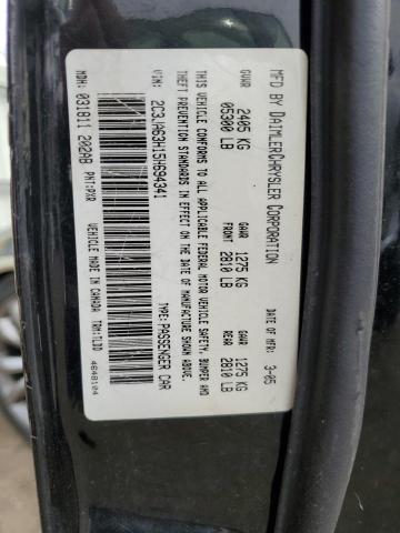 2C3JA63H15H694341 - 2005 CHRYSLER 300C BLACK photo 13