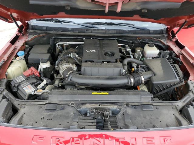 1N6ED1CL9NN657196 - 2022 NISSAN FRONTIER S RED photo 11