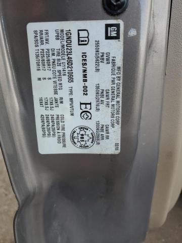 1GNDU23L46D210665 - 2006 CHEVROLET UPLANDER LS 米色 照片 13