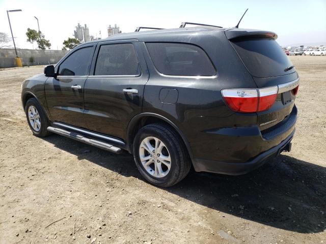 1C4RDHDG7DC651213 - 2013 DODGE DURANGO CREW BLACK photo 2