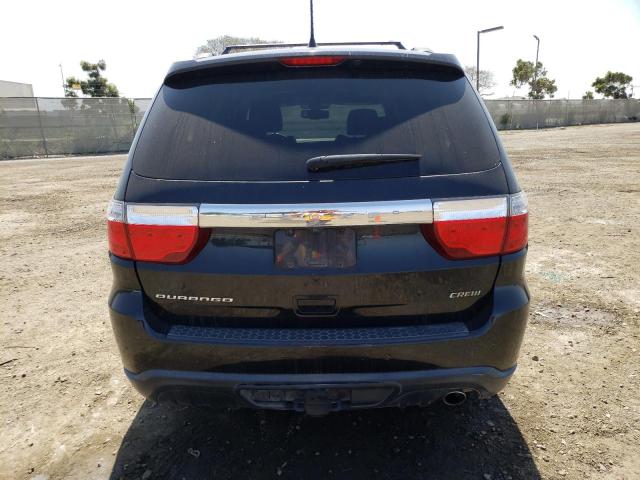 1C4RDHDG7DC651213 - 2013 DODGE DURANGO CREW BLACK photo 6